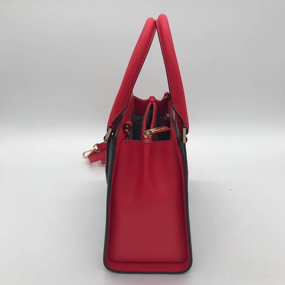 Michael Kors Mott Medium Satchel Coral Ree… - Picture 5 of 14